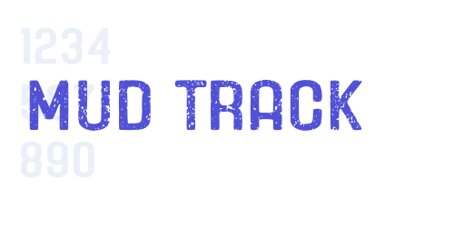 Mud Track-font-download
