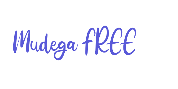 Mudega FREE font