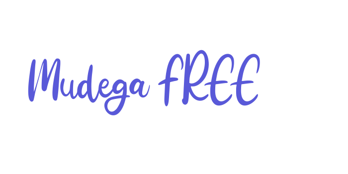 Mudega FREE Font Download