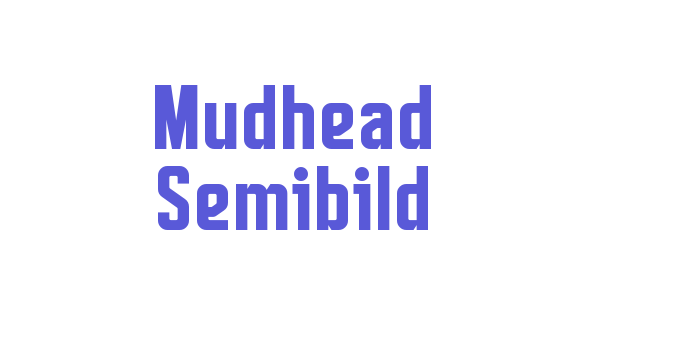 Mudhead Semibild Font Download