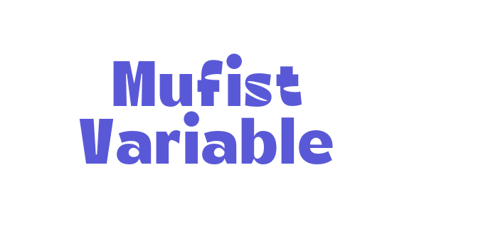 Mufist Variable Font Download