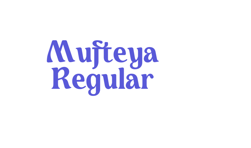 Mufteya Regular Font Download