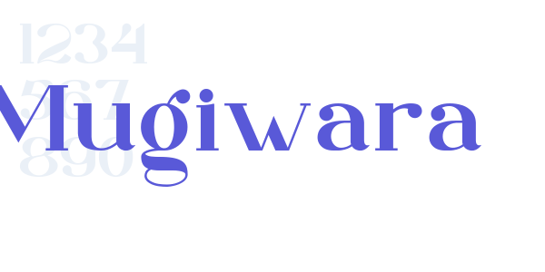 Mugiwara font free