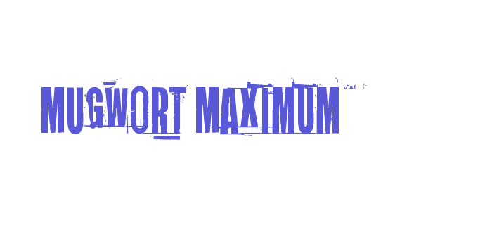 Mugwort Maximum Font Download