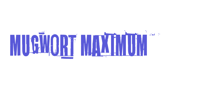 Mugwort Maximum Font