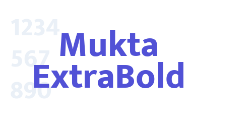 Mukta ExtraBold-font-download