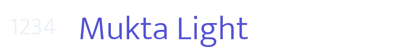 Mukta Light-font