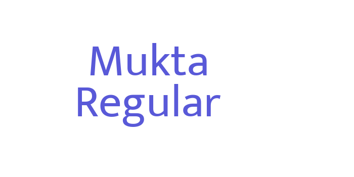 Mukta Regular Font Download