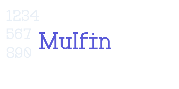 Mulfin font free