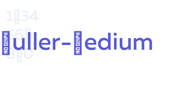 Muller-Medium font free