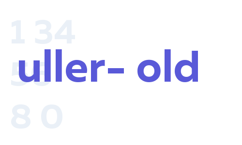 Muller-Bold Font Download