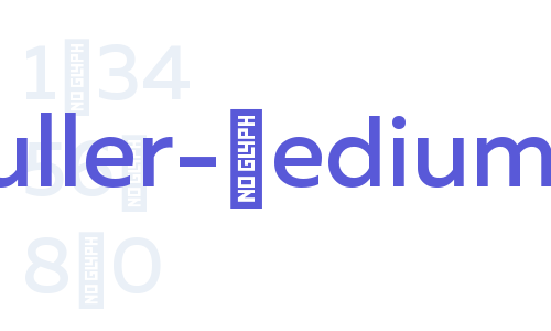 Muller-Medium Font Download