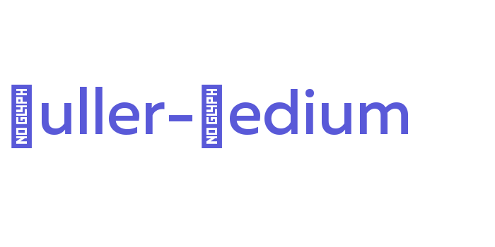 Muller-Medium Font Download