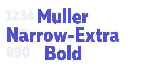 Muller Narrow-Extra Bold-font-download