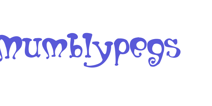 Mumblypegs Font Download