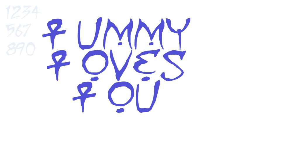 Mummy Loves You-font-download