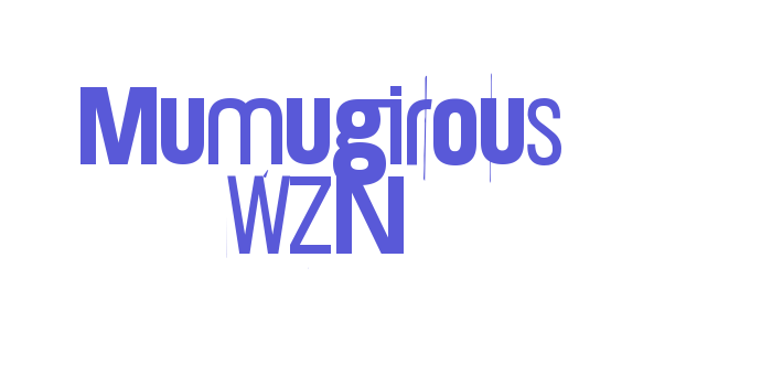 Mumugirous WZN Font Download