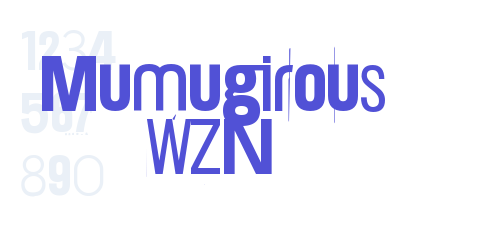 Mumugirous WZN-font-download