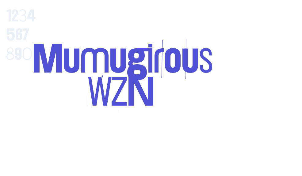 Mumugirous WZN-font-download