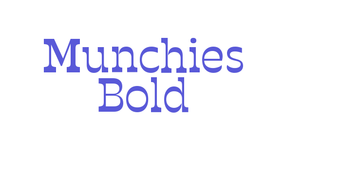 Munchies Bold Font Download