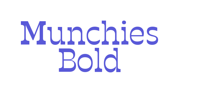 Munchies Bold Font