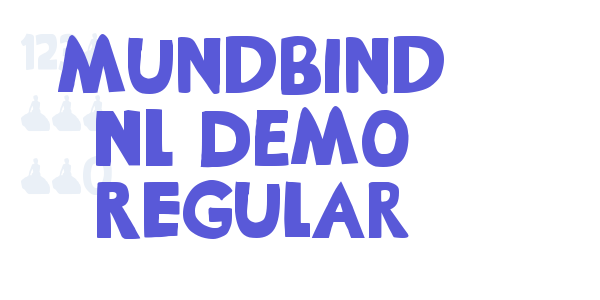 Mundbind NL DEMO Regular font