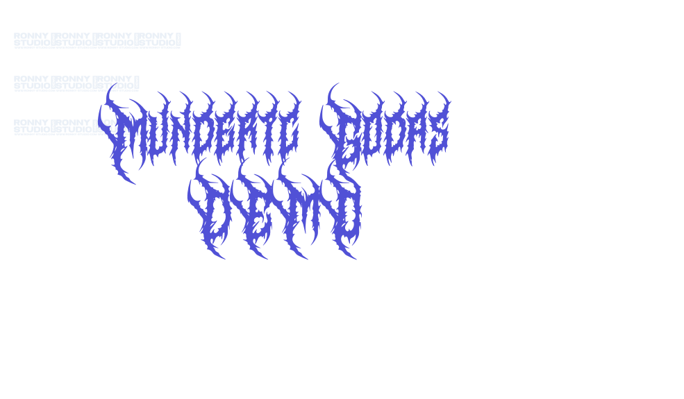 Munderic Godas DEMO-font-download