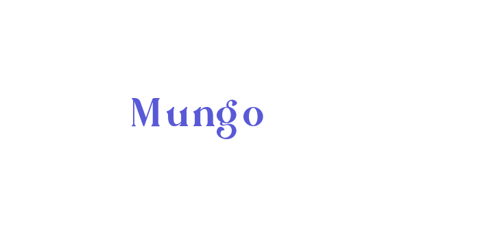 Mungo Font Download