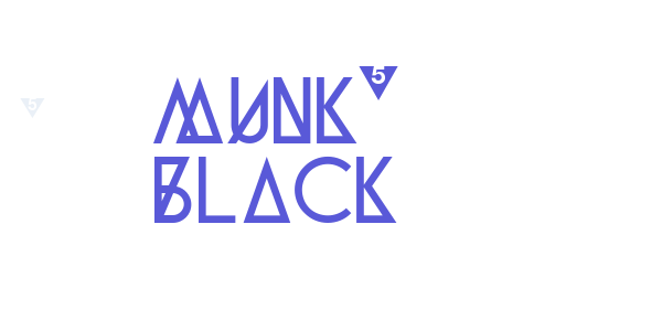 Munk5 Black font free