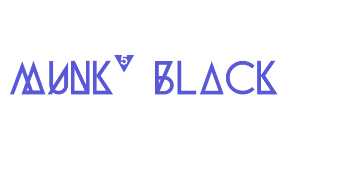 Munk5 Black Font Download