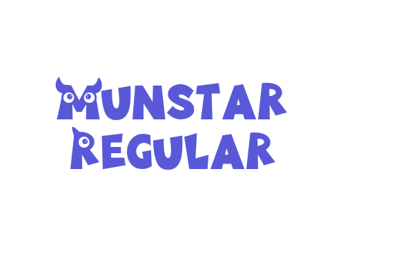 Munstar Regular Font