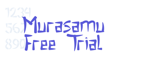 Murasamu Free Trial font free