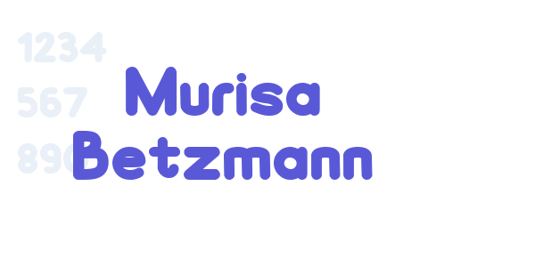 Murisa Betzmann font