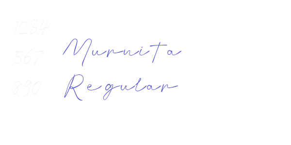 Murnita Regular font free