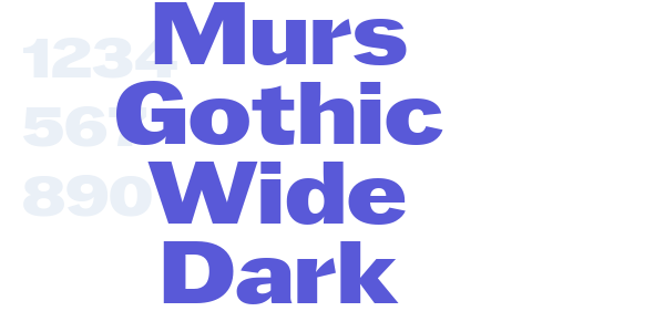 Murs Gothic Wide Dark font free