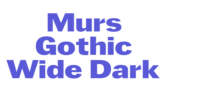 Murs Gothic Wide Dark Font Download