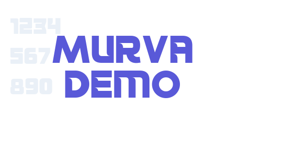 Murva Demo font free