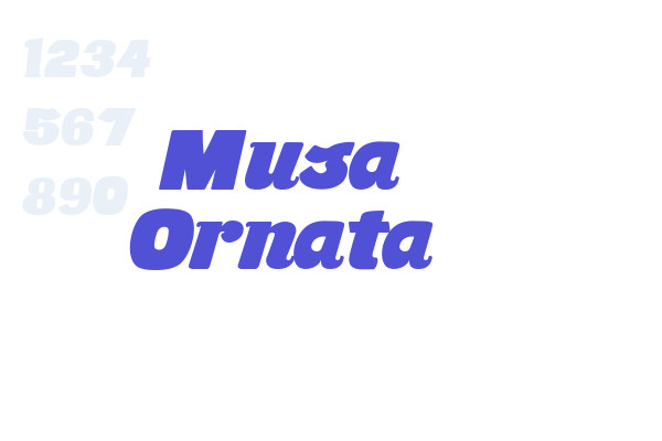 Musa Ornata Font Download