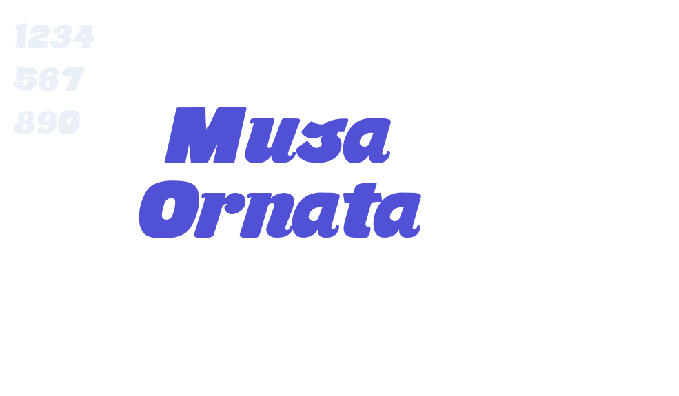 Musa Ornata-font-download