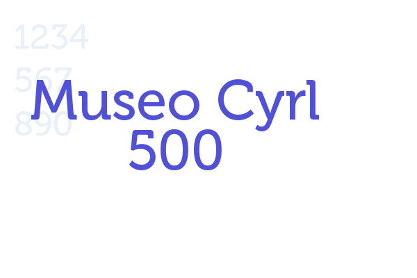 Museo Cyrl 500