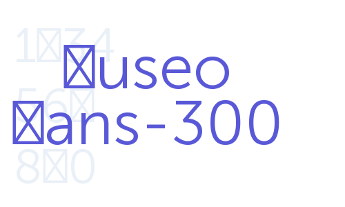 Museo Sans-300 Font Download