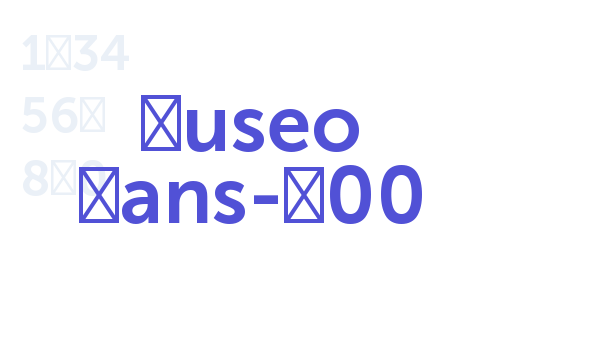 Museo Sans-700 font download