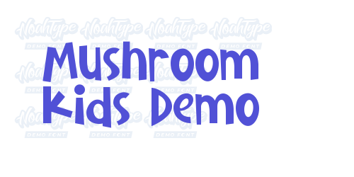 Mushroom Kids Demo-font-download