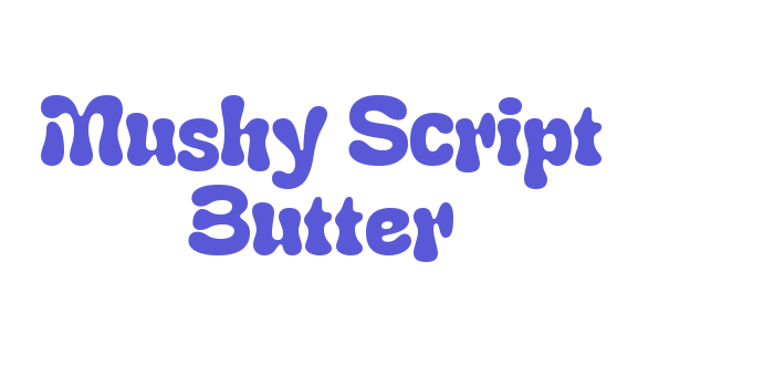 Mushy Script Butter Font Download