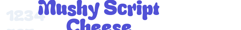 Mushy Script Cheese-font