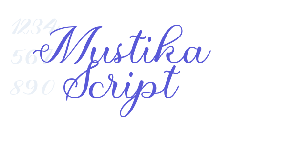 Mustika Script font free