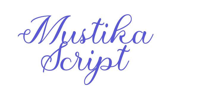 Mustika Script Font