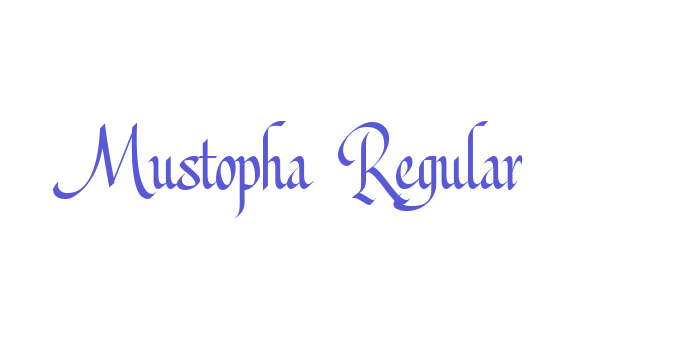 Mustopha Regular Font