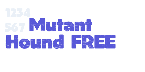 Mutant Hound FREE font free