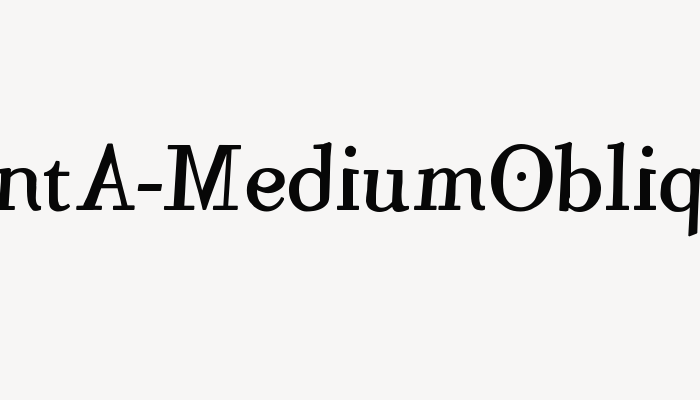 MutantA-MediumOblique font download